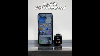 iTel A80 Water Test REUPLOAD HP IP54 Malah Direndam [upl. by Yruok452]