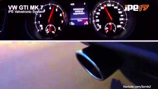 Volkswagen Golf Mk7 GTI w iPE Innotech Performance Exhaust  Lovely Sounds [upl. by Naginarb]