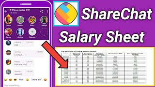 ShareChat Salary Sheet ।।ShareChat App।।ShareChat full Target coins salary । ShareChat Made In India [upl. by Negyam]