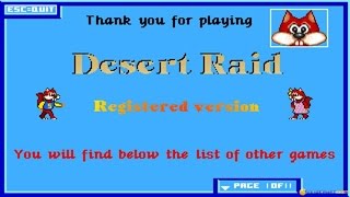 Skunny  Desert Raid gameplay PC Game 1993 [upl. by Attenrad]