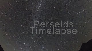 timelapse Persiden  Perseids [upl. by Gravante342]