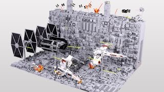 Lego StarWars TrenchRun Diorama 레고 스타워즈 트렌치런 디오라마 [upl. by Juno]