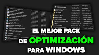 ¡EL MEJOR PACK de OPTIMIZACIÓN para WINDOWS 1011  EXPLICADO A DETALLE  FUNCIONANDO 2024 📈🔥 [upl. by Annabel785]