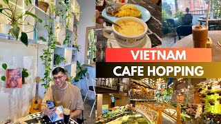 4 MustTry Cafes in Ho Chi Minh  Vietnam Travel Vlog [upl. by Jahdol]