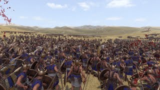 AGAMEMNON VS RAMESSES TOTAL WAR PHARAOH DYNASTIES [upl. by Dnalkrik]