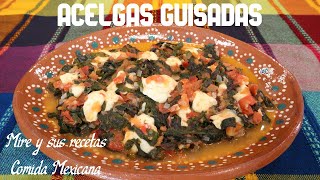 Acelgas Guisadas Receta Facil Rapida y Economica [upl. by Gainer264]