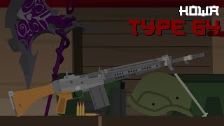 Howa Type 64 Battle Rifle  Pivot Stickman Animation [upl. by Ameyn482]