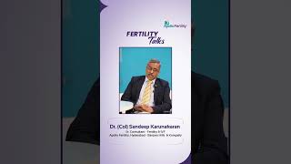 Fertility Talks  Dr Col Sandeep Karunakaran  Apollo Fertility [upl. by Arakal]