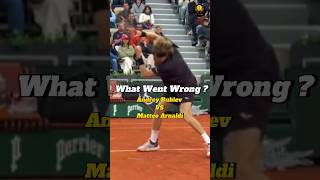 Andrey Rublev Meltdown amp Angry at Rolland Garros 2024 shorts tennis andreyrublev [upl. by Ardnat811]