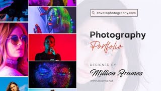 Photography Portfolio for After Effects  Free Templates [upl. by Ainafets]