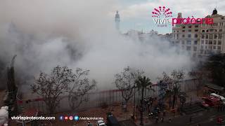 Fallas Valencia 2019 Mascletà Lunes 4 de Marzo de 2019 Pirotecnia Zaragozana [upl. by Sauers880]