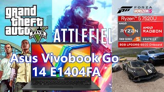 Asus Vivobook Go 14 E1404FA  Gaming Test [upl. by Tracay]