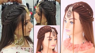 2 New easy open hairstyles for wedding l Engagement Bridal hairstyles l Trending hairstyles [upl. by Sigmund215]