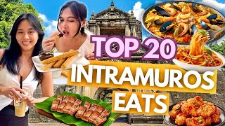 2024 Intramuros Food Guide 20 MustTry Eats amp Drinks w Prices • Old Manila Food Trip Budget Vlog [upl. by Ojela989]