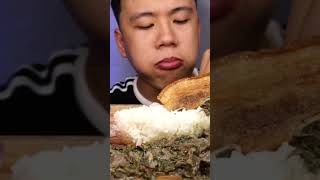 Pork Chips with Laing asmr mukbang mukbangers asmreating asmrsounds vivasmalimban [upl. by Caesaria]