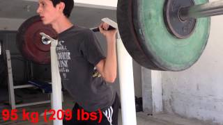 1RM 1 Rep Maximum Squat Test  NEW SQUAT RECORD [upl. by Unhsiv]