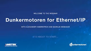 Dunkermotoren EN  Webinar Dunkermotoren for EthernetIP [upl. by Ikir]