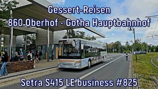 GessertReisen  Linie 860 Setra S415 LE business 825 [upl. by Dorinda]