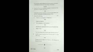 3 5th Semester English Honours Question Core12 20225th SemesterUtkal University examquestion [upl. by Dygall]