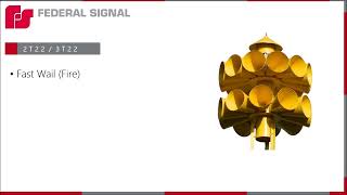 Federal Signal 2T22  3T22  All signals synth [upl. by Steel458]