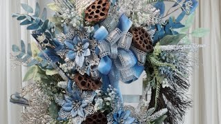 How to make an Artificial Christmas Wreath [upl. by Rose776]