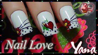 Uñas Amor y Amistad  Yana  Nail Love [upl. by Prima]