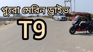 Coxs bazar to Teknaf Zero Point  Explore Marine Drive Road  Znen T9  Scooter Vlog  scotervlog [upl. by Ahsenik]