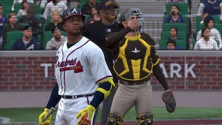 🔴LIVE MLB🔴 Atlanta Braves VS San Diego padresJuly 12 MLB THE SHOW 2024 [upl. by Bear]