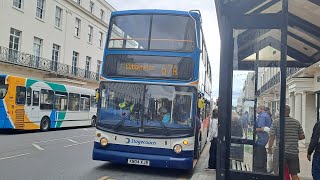 Reengined Dennis Trident Alexander ALX400  67A to Cubbington [upl. by Clintock]