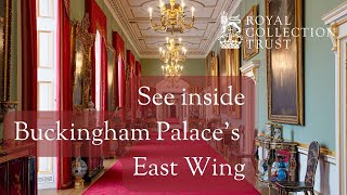 Inside Buckingham Palaces East Wing Explore the rooms behind the famous balcony [upl. by Enneirda]