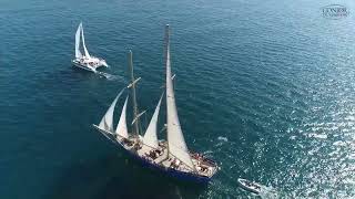 35m steel built Schooner  Condor Vilamoura [upl. by Tiebold]