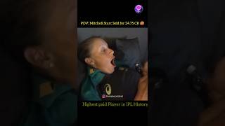 Alyssa Healy reacts to Mitchell Starcs IPL Bid of INR 2475 CR 😂 ytshorts IPLAuction [upl. by Gerger]