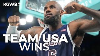 US mens basketball beats Brazil Paris Olympic highlights [upl. by Romola]