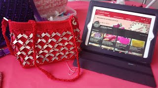 Bolso Tejido a Crochet En Zigzag con Zipper [upl. by Hna515]