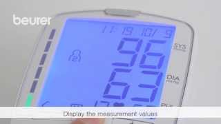 Quick start video for the BM 47 blood pressure monitor from Beurer [upl. by Pirozzo666]