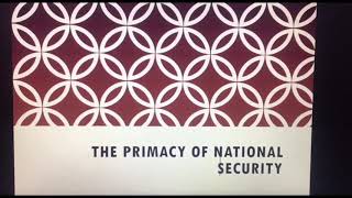 The primacy of national security [upl. by Akierdna]