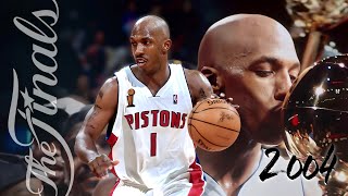 Chauncey Billups Wins 2004 NBA Finals MVP as Detroit Dismantles the Lakers  Full Series Highlights [upl. by Klement]