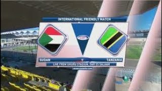 SUDAN VS TANZANIAAFCON QUALIFY [upl. by Dion]