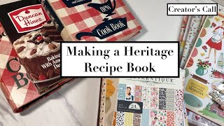 Starting A Heritage Keepsake Recipe Binder Using a Vintage Cookbook Episode 1 [upl. by Ylrebnik]