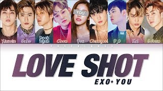 EXO – 「LOVE SHOT」 10 Members ver Color Coded Lyrics HanRomEng [upl. by Yssirhc]