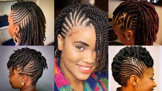 🔥New Natural Mohawk Hairstyles For Black Women  Hairstyles Ideas with Natural HairCornrow Braids 💯 [upl. by Hollinger]