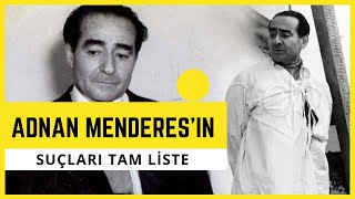 ADNAN MENDERESİ DAR AĞACINA GÖTÜREN NEDENLER  27 MAYIS 1960 DARBESİ NEDEN YAPILDI [upl. by Freemon]