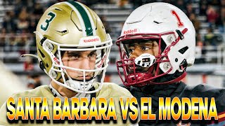 Santa Barbara vs El Modena‼️  Xzavior Guess Leads Vanguards To Battle⚔️  CIFSS D4 Playoffs 🚨 [upl. by Ynotna]