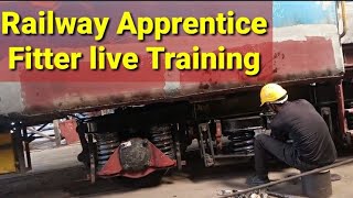 Railway Apprentice fitter training time  railway me Apprentice work kaise hota h railway Apprent [upl. by Tega]