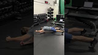 Plank Cable Pulldown  Advanced Shoulder Instability Physical Therapy Exercise [upl. by Bloomer]