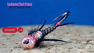 Mastering the Enchanted Dark Prince Nymph Fly Tying Magic [upl. by Attecnoc]