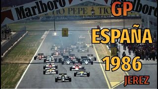 F1 1986 Gran Premio de España Jerez ENG [upl. by Erdnoed]