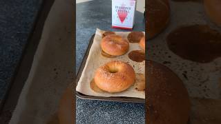 The Best Salt Bagels 🥯 recipe in description bagel [upl. by Ocram]