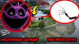 DRONE CATCHES CATNAP BOSS VS THE PROTOTYPE  POPPY PLAYTIME 3 IN REAL LIFE AT POPPY PLAYTIME ISLAND [upl. by Pfeffer]