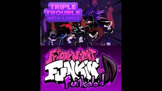 FNF  Cries of the Soul  Triple Trouble Mashup brodo lyrics  UTAU [upl. by Nimrac844]